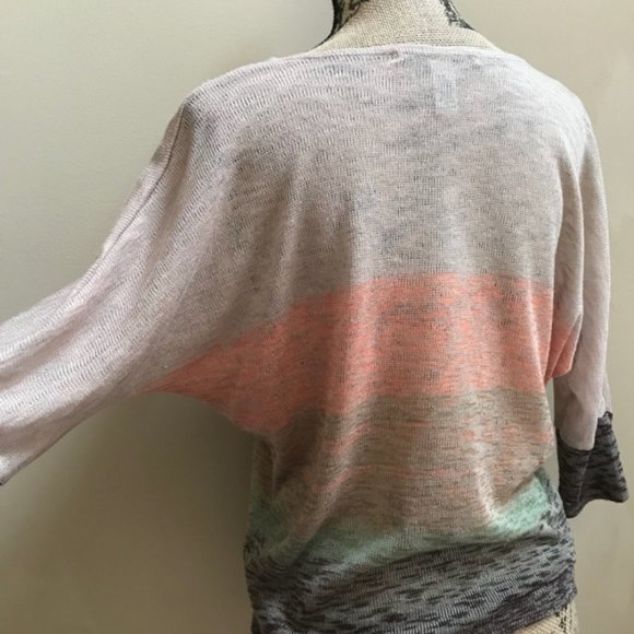 American Rag Earth Tone Scoop Neck Tee Shirt Size Medium - Picture 8 of 8